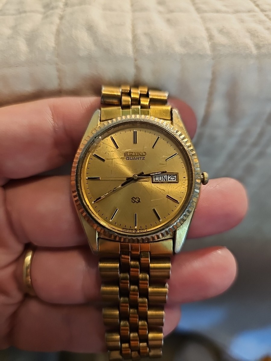 Vintage Mens Seiko Watch 5Y23-8A60 50m Retro Day/Date | eBay