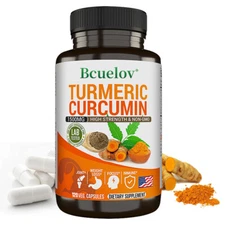 Turmeric Curcumin + Black Pepper Joint Pain Maxx Recovery Capsules