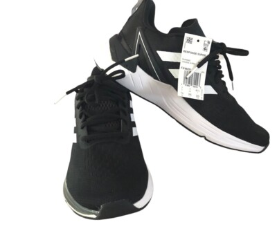Adidas Response Super Men's Running Shoes Core Black Cloud White Size 7.5 |  eBay