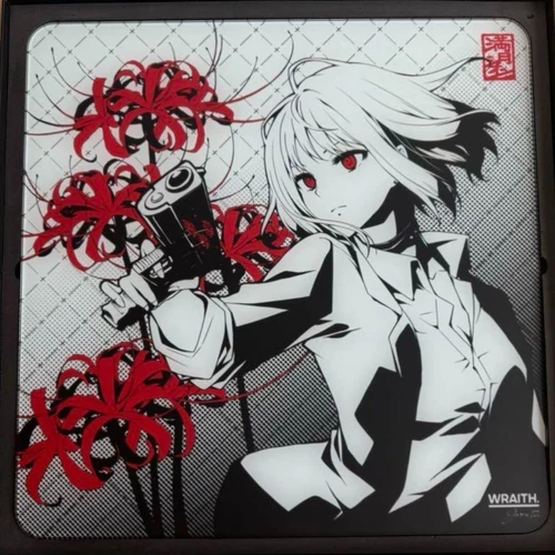 Wraith Cosmic V2 "The Flick" Glass Mousepad Japan Limited Edition Used