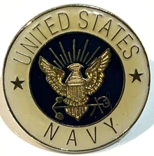 ⚓️ United States Navy Hat Pin Lapel Badge Honor Anchor USN