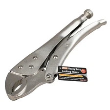 New KING 14" Curved Jaw Locking Pliers, Heavy Duty Steel Clamp