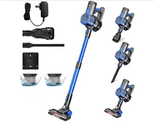 Cordless Stick Vacuum Cleaner, 45 Minutes Run-Time, 4 in 1 Lightweight...