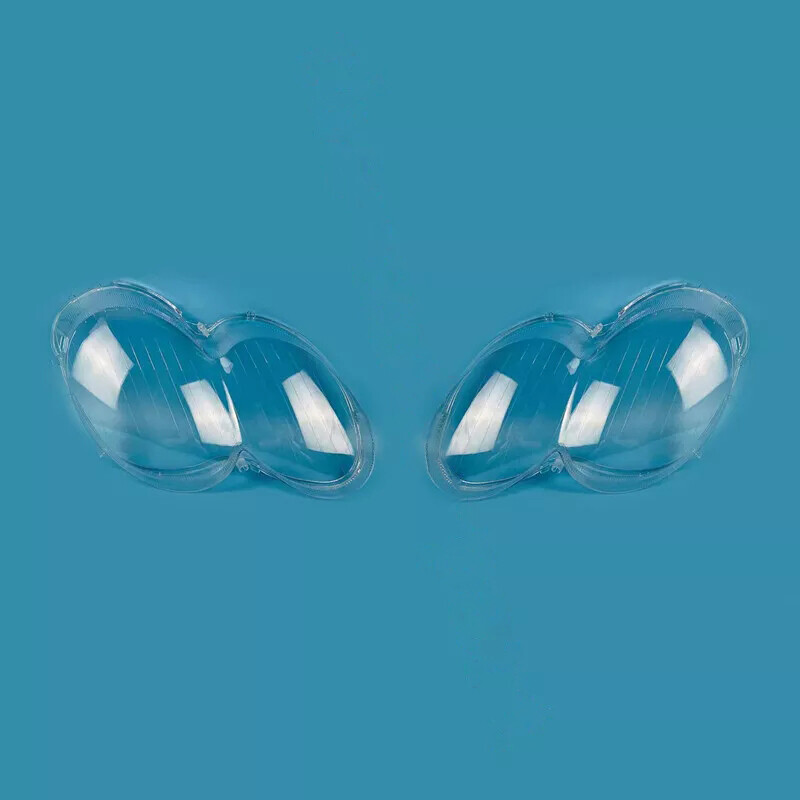 Front Headlight Lens Cover Set With Glue For Mercedes W230 SL500 SL600 SL55 2003-2008