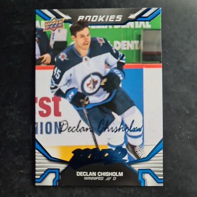 2022-23 Upper Deck MVP Factory Set Blue Script #236 Declan Chisholm SP