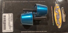 TERMINALI MANUBRIO SUZUKI GSXR 600 750 1000 GLADIUS ERGAL BLU LIGHTECH KTMS2