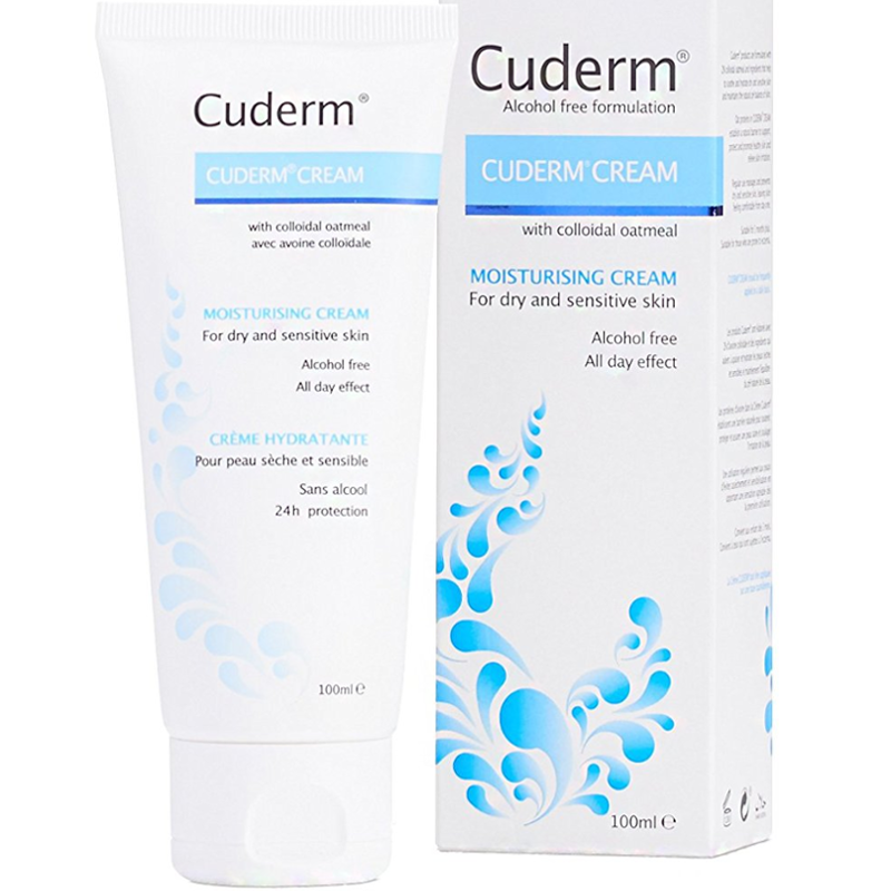 Cuderm Alcohol-Free Moisturising Cream Colloidal Oatmeal 100ml
