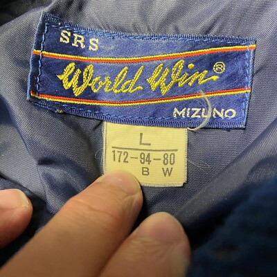 Vintage Fuij Telecasting Japan RARE Mizuno World Win Jacket Adult