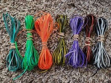 65 yards DUO colors lot rexlace plastic lace boondoggle gimp discontinued duo