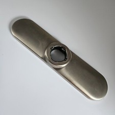 MOEN 157283SRS Kitchen Faucet Deck Plate 10.38" Spot Resist Stainless Escutcheon