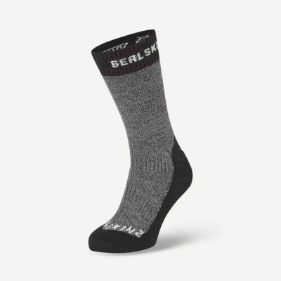 SealSkinz Stanfield Waterproof Extreme Cold Weather Mid Length Sock V2 Grey Marl