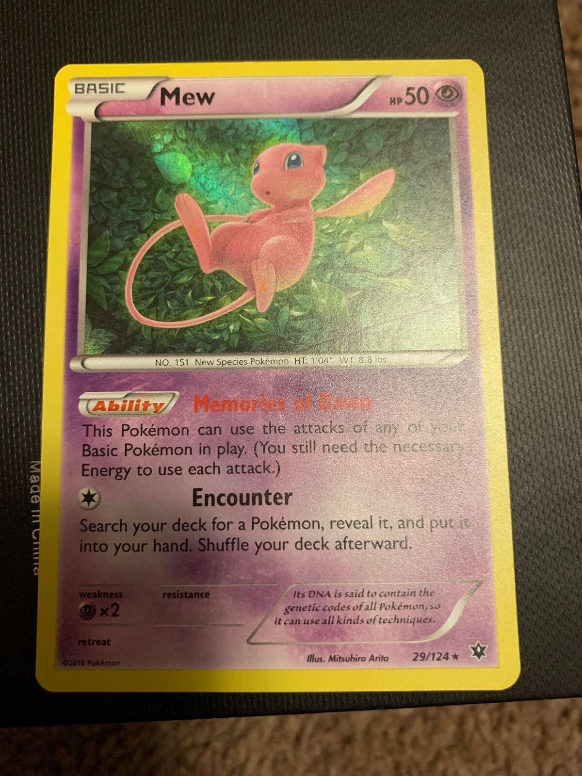 Toys Hobbies Holo Rare Pokemon Xy Fates Collide M Nm 29 124 X1 Mew Pokemon Trading Card Game