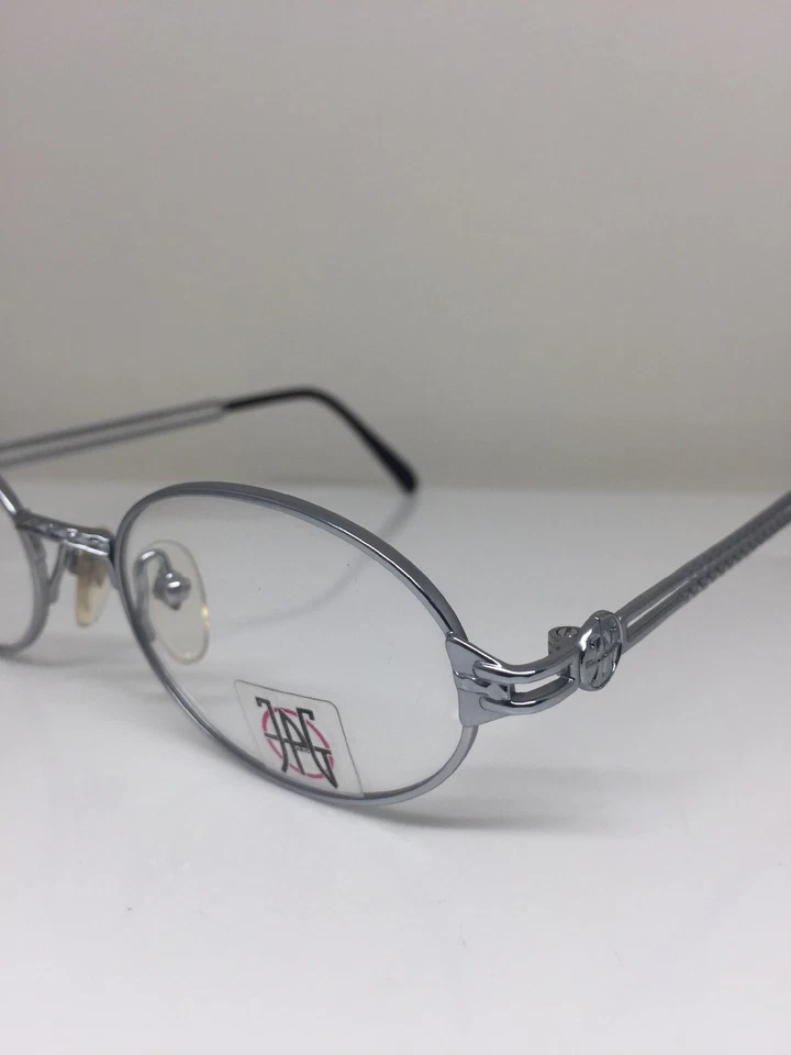 Nuevas gafas vintage Jean Paul Gaultier JPG 57-6103 C. plateadas 48 mm hechas en Japón Foto 3 de 4