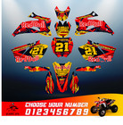 Yamaha YZ 250F 450F Graphics Kit 2006-2009 Custom MX Decals Stickers Set