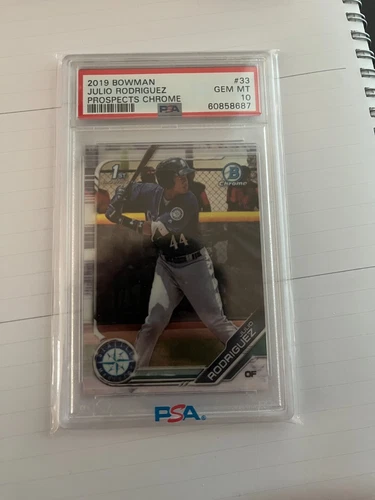 2019 Bowman - Chrome Prospects Julio Rodriguez #BCP-33 (RC)