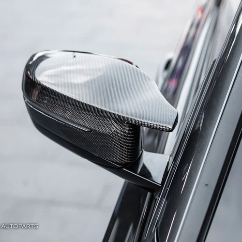Carbon Fiber Mirror Caps M Style Upgrade Fit BMW G20 M340 2019-2022 Cerium Grey