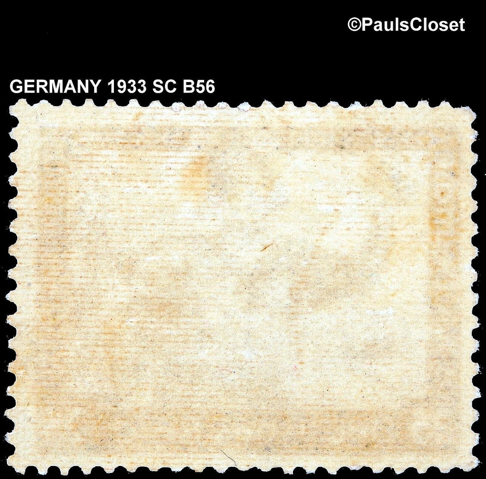 GERMANY 1933 SC B56 LOHENGRIN  25+15pf ULTRAMARINE MNH OG FINE - Image 2 of 2