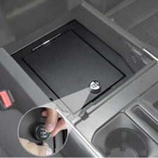 🌟Locking Console Armrest Center Vault Safe Storage Box for 2021-2024 Ford F-150