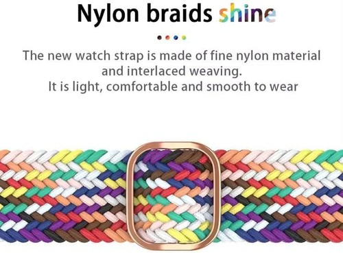 Nylon Rope Band Strap For Samsung Galaxy Watch 4 Classic 42/46mm 3 41/45mm S3 S2 - Picture 6 of 29