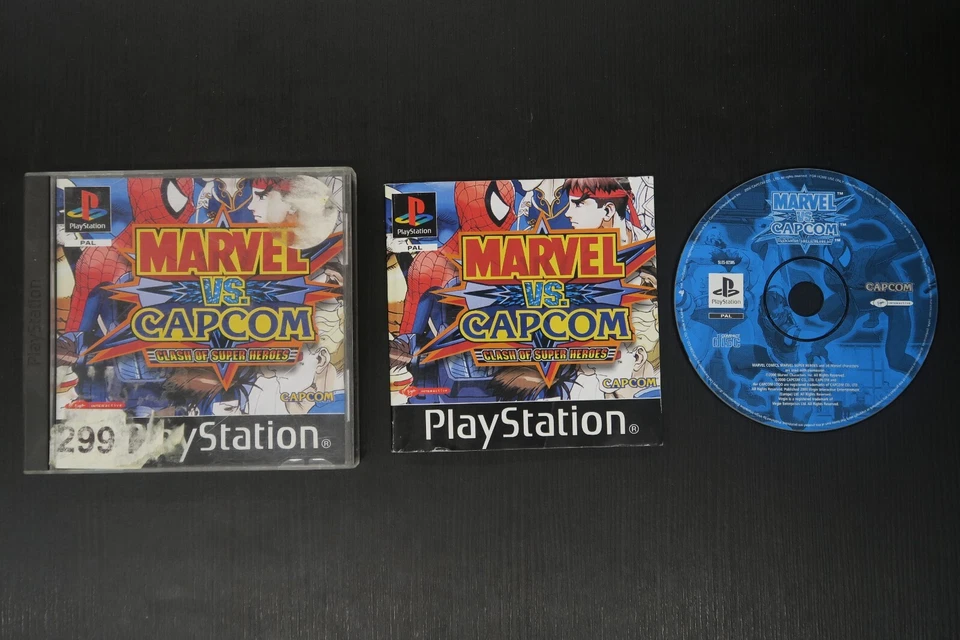 Marvel VS Capcom Clash of super heroes PS1 Complet PAL FR Sony PlayStation 1 - Photo 2/3