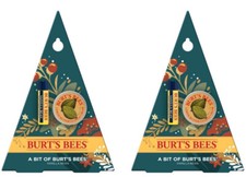 Burt's Bees Lip Balm, VANILLA BEAN LIP BALM CUTICLE CREAM SET, LOT OF 2, NEW