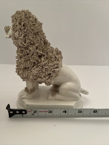 Italian Style Spaghetti Poodle Ceramic Statue Made In Italy - Picture 3 of 16