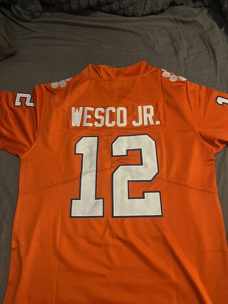Replica Bryant WESCO JR. CLEMSON TIGERS Football Jersey #12 Extra