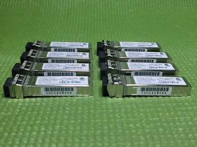 Lot of 8 Check Point CPAC-TR-10SR 10GBase-SR LC SFP+ FTLX8571BCV-CK