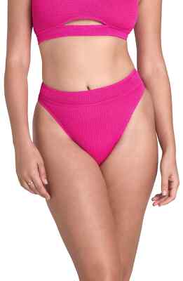 Bond-Eye L1212 Womens Bright Pink The Savannah Brief Bikini Bottoms One Size