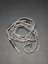 Hifi 7N single crystal copper silver-plated headphone cable 4.4mm 0.78mm 2pin