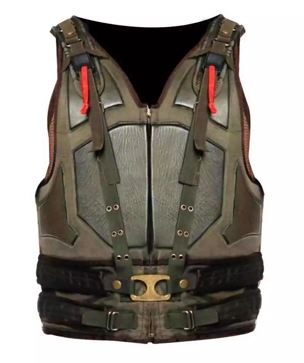 Tom Hardy Bane Vest Dark Knight Rises Tactical Faux Leather