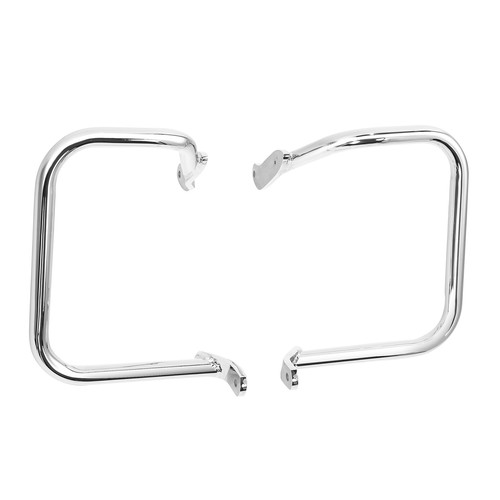 Rear Saddlebag Guard Rail Crash Bar Fit For Harley Heritage Softail FXSTS FXST - Picture 8 of 11