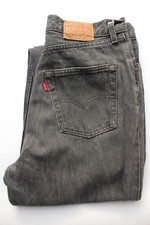 Levi's 901  high waisted tapered women's jeans W34 L32 mid grey denim LEVG971