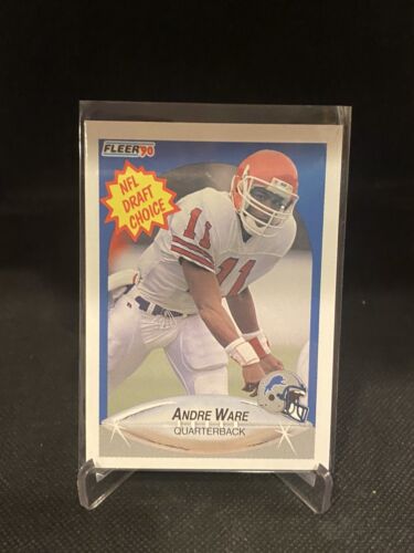 1990 Fleer Football Andre Ware #103 Detroit Lions Draft Pick
