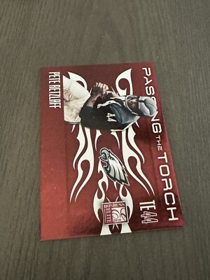 2010 Donruss Elite Passing the Torch Red #11 PETE RETZLAFF Brent Celek /999