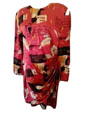 Vintage Jones Ny Silk Dress French Theme Sz 6 new old stock