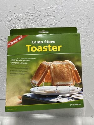 Camping Toast Rack Camping Toaster Rack Holder Portable Folding Camp Stove Toaster For ...