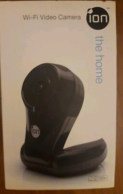 iOn Wi-Fi Home Video HD Überwachungskamera System Schwarz WLAN Integriertes Mikrofon Eingebaut