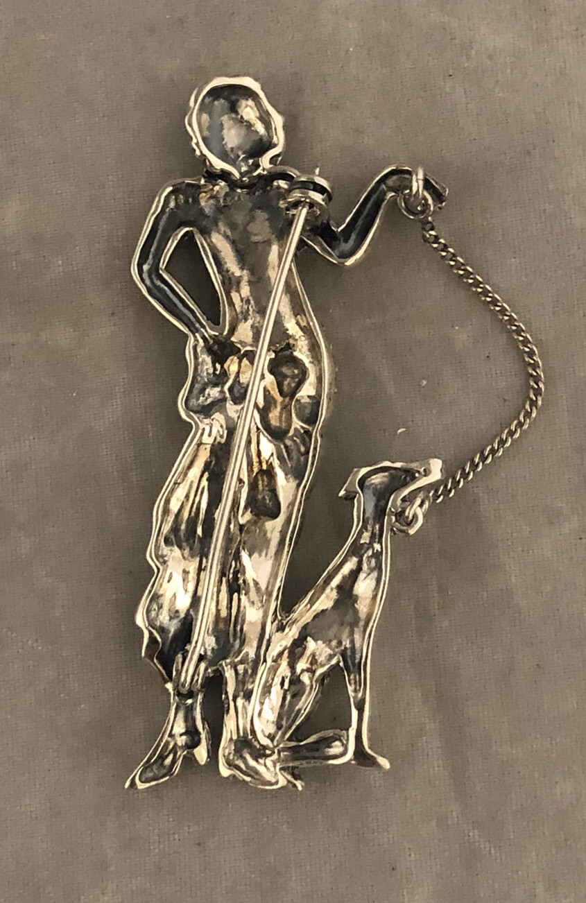 Awesome Large Vintage Solid Sterling Silver Marca… - image 6