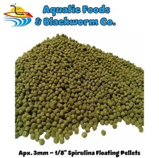 44-lb Spirulina Floating Pellets for Koi, Pond Aquarium Fish Apx. 3mm