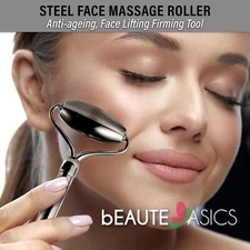 Women's Steel Face Roller Facial Massage Anti Wrinkle Lifting Firm Tool (FR01x1)