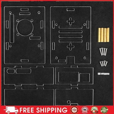 For Raspberry Pi 5 Acrylic Case Protective Shell Transparent Case(model A) DE