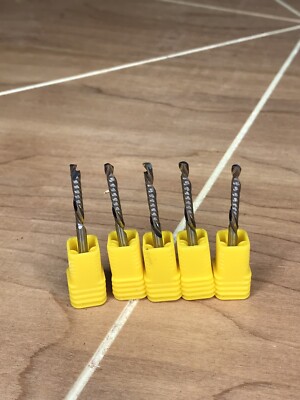 1/8  Compression Bit For Cutting 3/4  Plywood ( 5-pack )