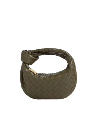 BOTTEGA VENETA Mini Jodie $2950 Cypress Leather Top Handle Bag New