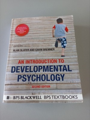 An Introduction to Developmental Psychology by J. Gavin Bremner, Alan Slater...