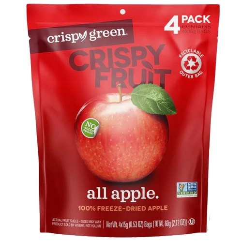 All Apple Freeze Dried Fruit 0.53 Oz by Crispy Green - Picture 1 of 1