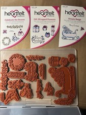 Heartfelt Creations Celebrate The Season  Ornate Sleigh  Present Dies  Stamps