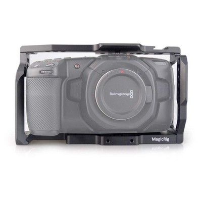 BMPCC 4K /BMPCC 6K Cage with Cold Shoe for Blackmagic Design Pocket Cinema 4K...