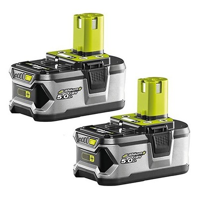 2X 18V 5,0Ah Original Akku für RYOBI One+ Plus Lithium RB18L50 P104 P108 P109