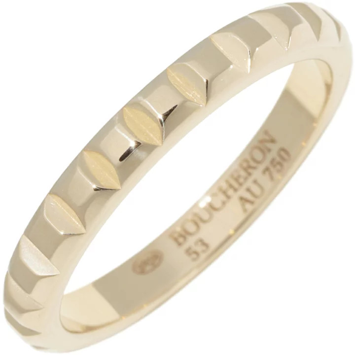 Boucheron Quatre Clou de Paris Ring K18YG 18K Yellow Gold #53 JAL00008